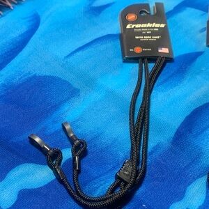 Croakies Terra Spec Cord Black Eyewear Retainer NEW